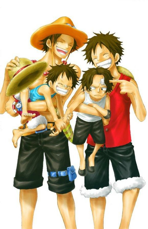 ONE PIECE、路飞 艾斯