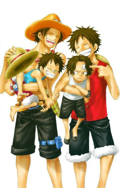 ONE PIECE、路飞 艾斯