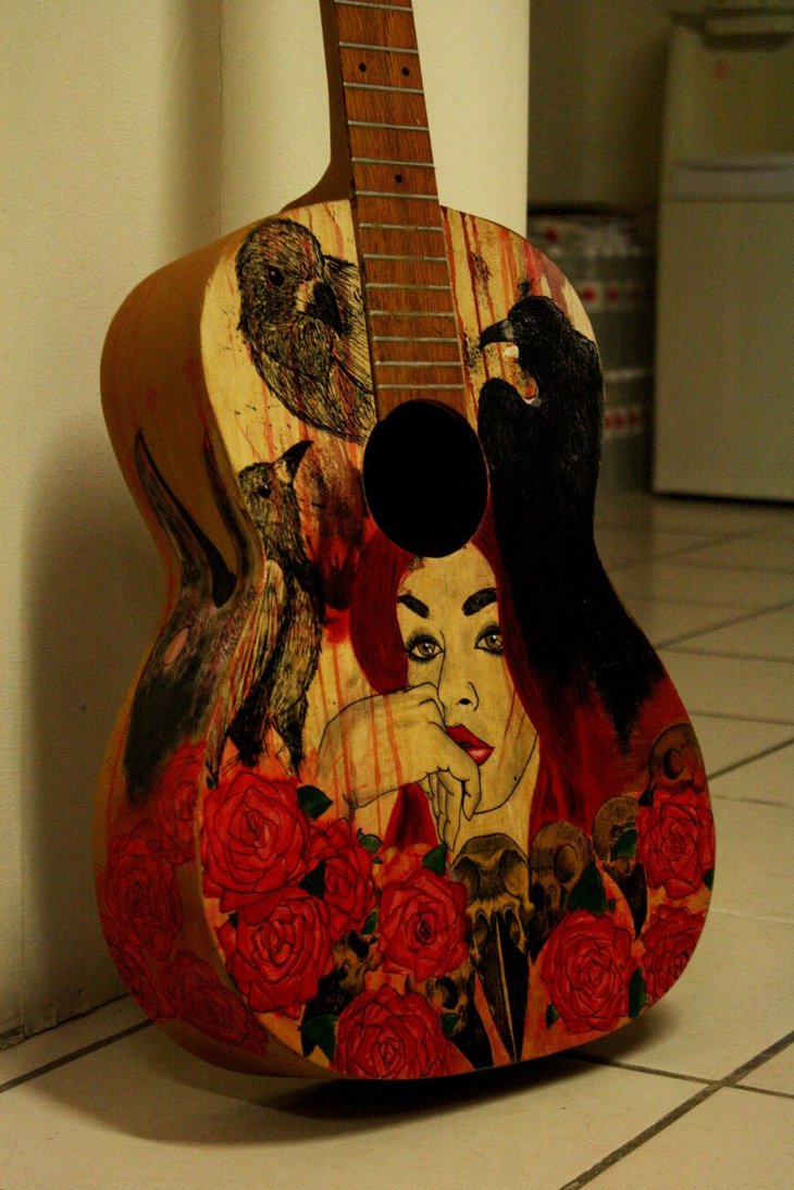 inked guitar