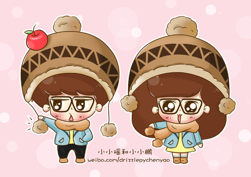 情侣头像好有爱