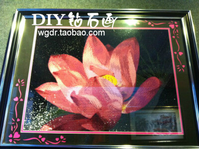 diy钻石画，整个画面都是钻，diy砖石画