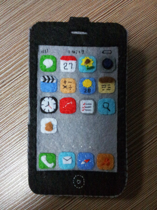 iphone 手机套 不织布