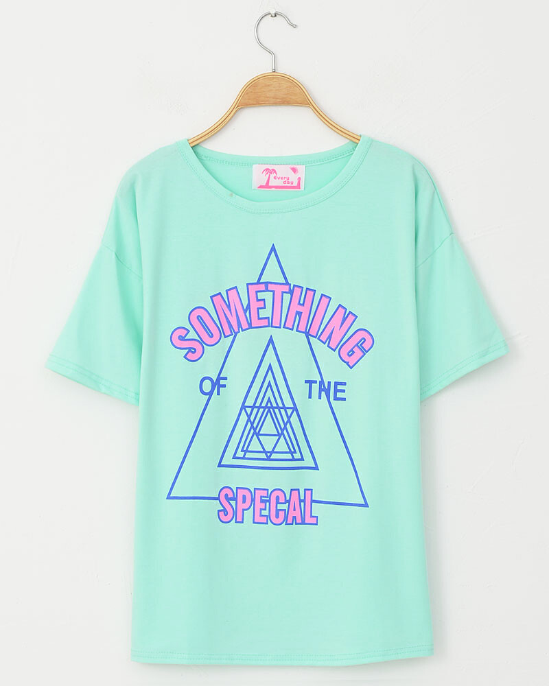 韩国stylenanda复古时尚学院三角几何荧光字… - 堆糖