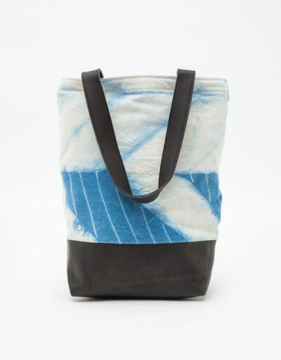 BLOCKED SHIBORI TOTE Job &amp; Boss