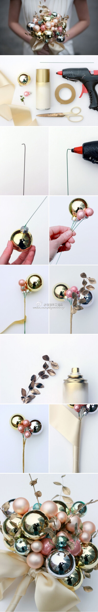 DIY珠珠捧花胸花