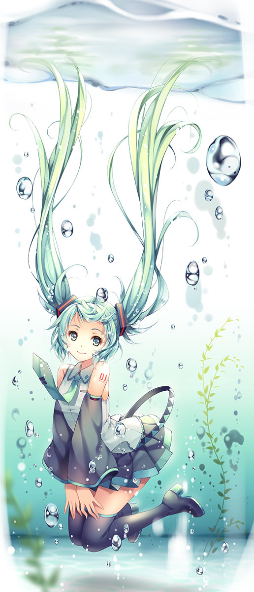 初音。去游泳吧~