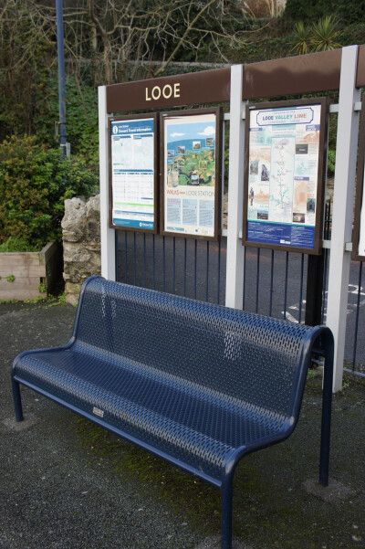 The blue chair that I sat on