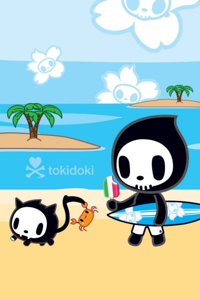 潮牌 tokidoki 手机壁纸