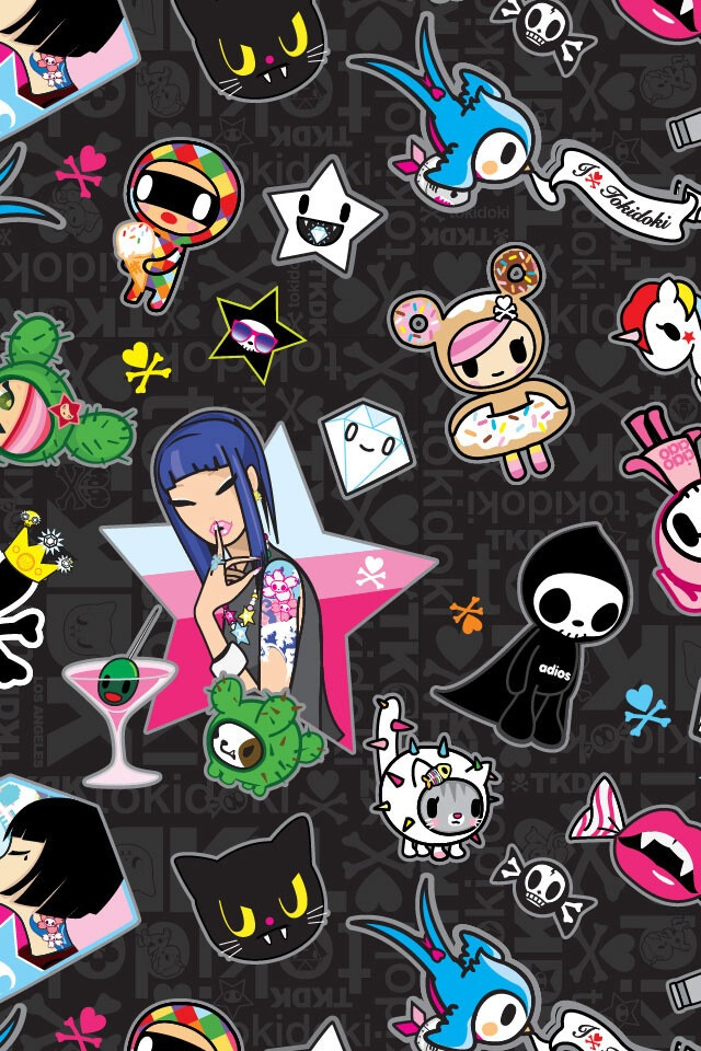 潮牌 tokidoki 手机壁纸