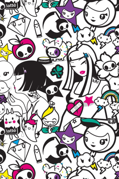 潮牌 tokidoki 手机壁纸