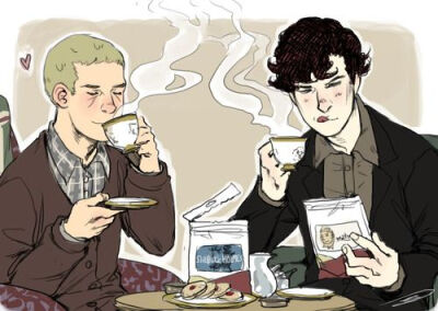 #Sherlock · 插画篇# 甜蜜二人世界