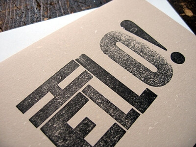 Letterpress 纸品