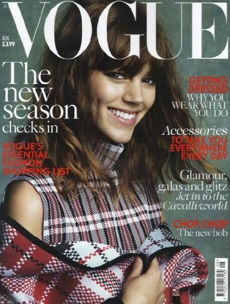 Freja Beha Erichson／Vogue英國版2013年8月號