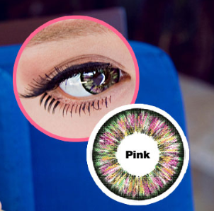 可采 美瞳 粉色 美瞳超级好看啊 现在开始卖美瞳了 看上哪款问价就行了 基本颜色度数都有的 希望亲们能喜欢