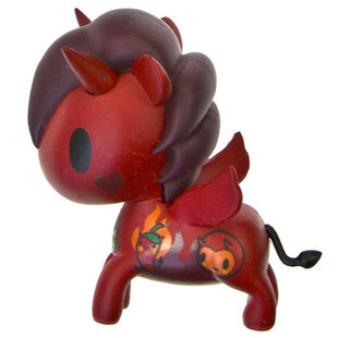 Tokidoki Unicorno 2.5寸 独角兽 红色