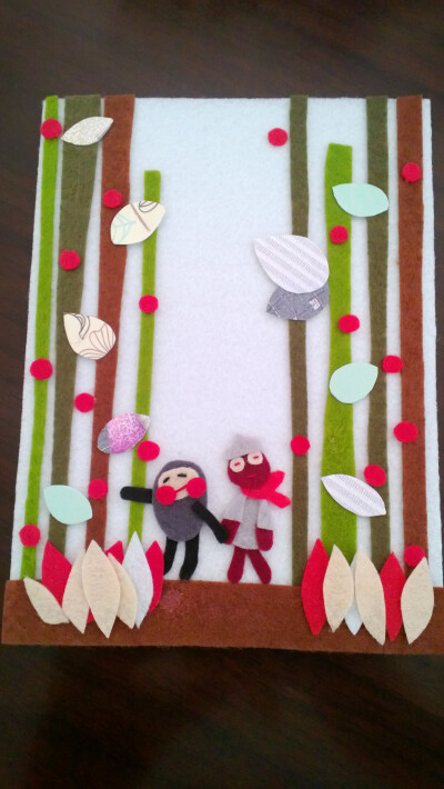 妙妙和timmy穿过森林