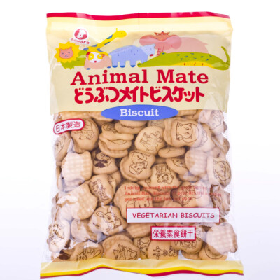 日本进口零食营养素食饼干宝制果动物高钙儿童宝宝饼干包