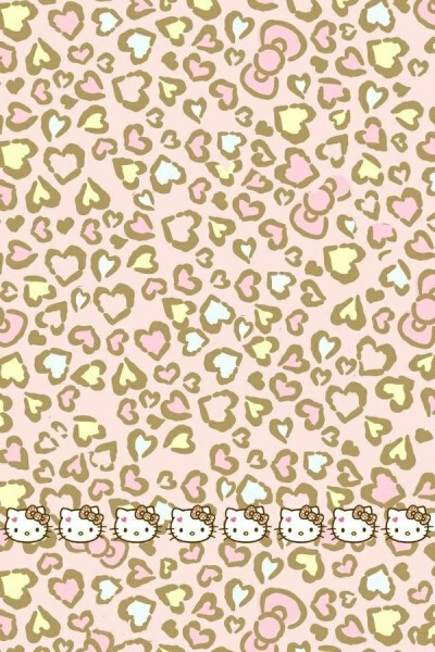 甜美豹纹 hellokitty