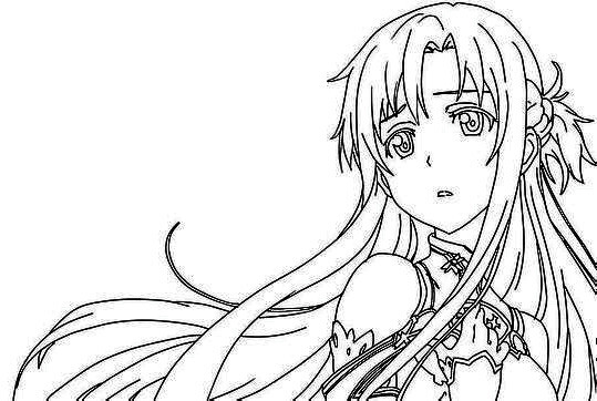 橡皮章素材 刀剑神域 Asuna