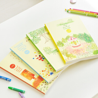 日韩国文具可爱创意清新四月物语素描本速写本A