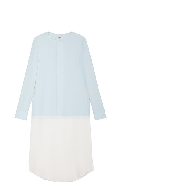 In the mood for ICE BLUE！冰蓝色，有范儿的设计！ J Brand Maarja dress, $595