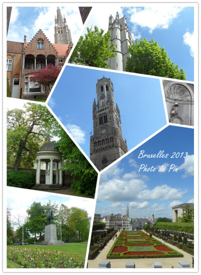 比利时布鲁塞尔+布鲁日+根特