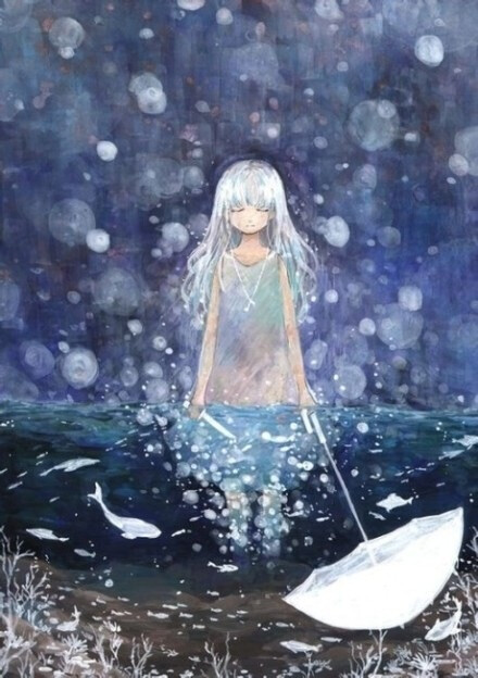 云的眼泪为天空流,我的眼泪为你流.