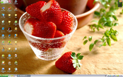  草莓~夏日~壁纸~小清新~