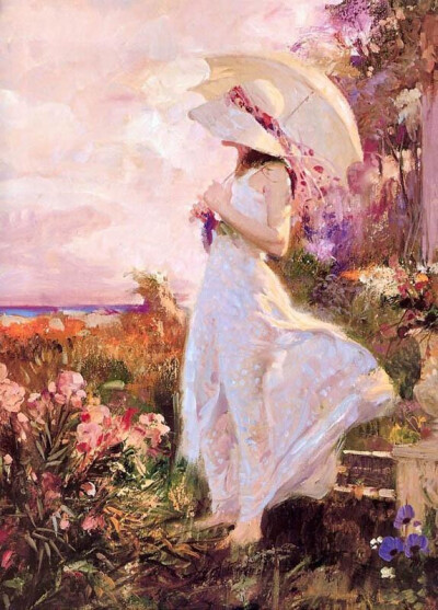 皮诺．德埃尼 Pino Daeni (Giuseppe Dangelico) 1939- ，意大利当代画家。