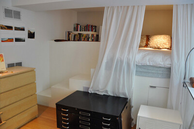 小空间的卧室可以这样子布局