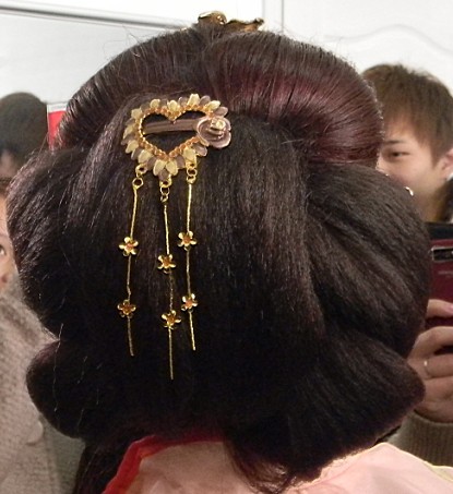 中式新娘发型古典啊有木有觉得很有分量曦