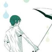 倾斜的雨伞，诉说这一种温暖