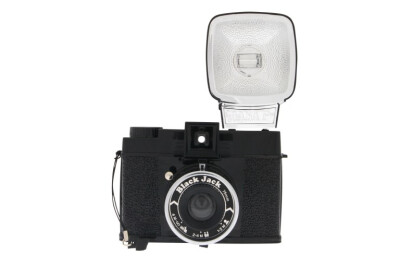 Diana F+ Black Jack The Diana F+ Black Jack is the super-sleek all-black version of your favorite square format camera! No one can resist its monochromatic charm