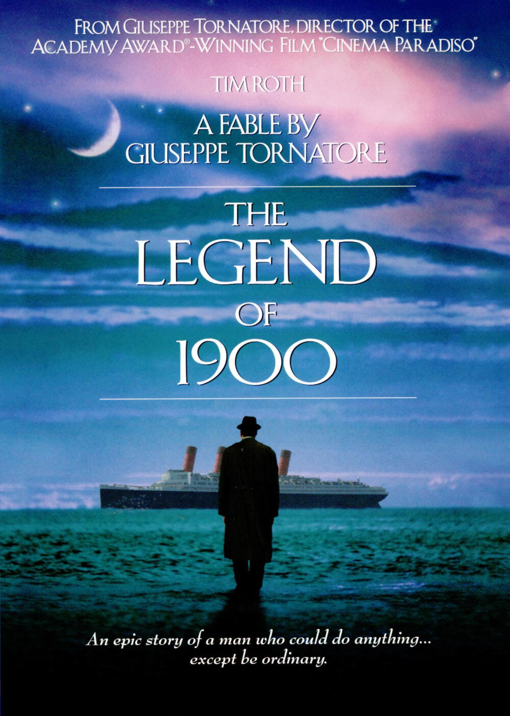 海上钢琴师 La leggenda del pianista sull'oceano (1998) 很美的海报，很安静的电影。