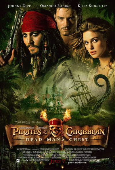 加勒比海盗2：聚魂棺 Pirates of the Caribbean: Dead Man's Chest (2006)