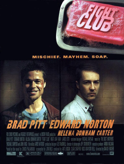 搏击俱乐部 Fight Club (1999) 男主好可爱啊，电影大爱。