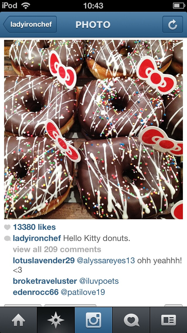 Hello kitty donuts