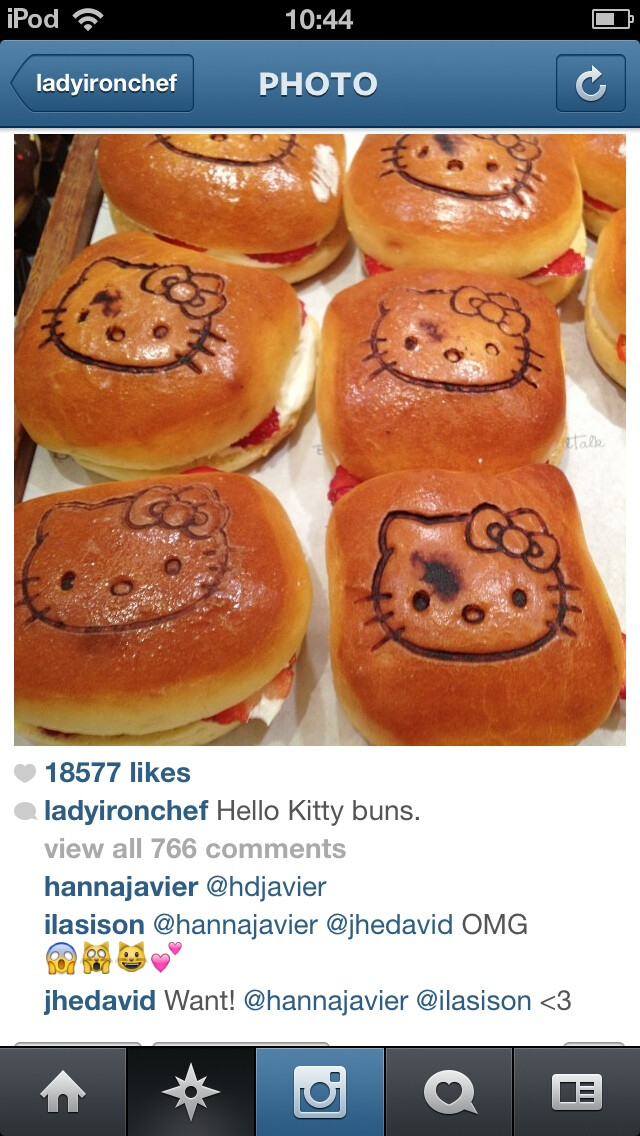 Hello Kitty bun