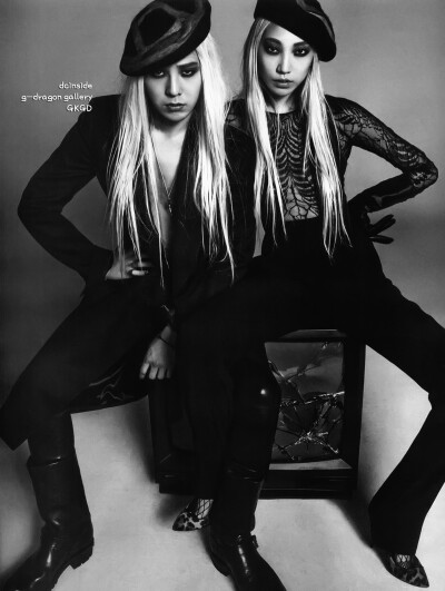 VOGUE KOREA.G-Dragon with Soo Joo.(Black Twins) GKGD高清扫图 1200*1592