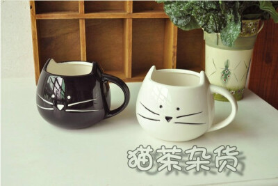 http://item.taobao.com/item.htm?spm=a1z10.5.w4002-796888692.40.JtOqrF&amp;id=21706551748 单品推荐~【猫茶杯】zakka杂货 陶瓷杯 黑白猫杯 陶瓷工艺品 创意家居