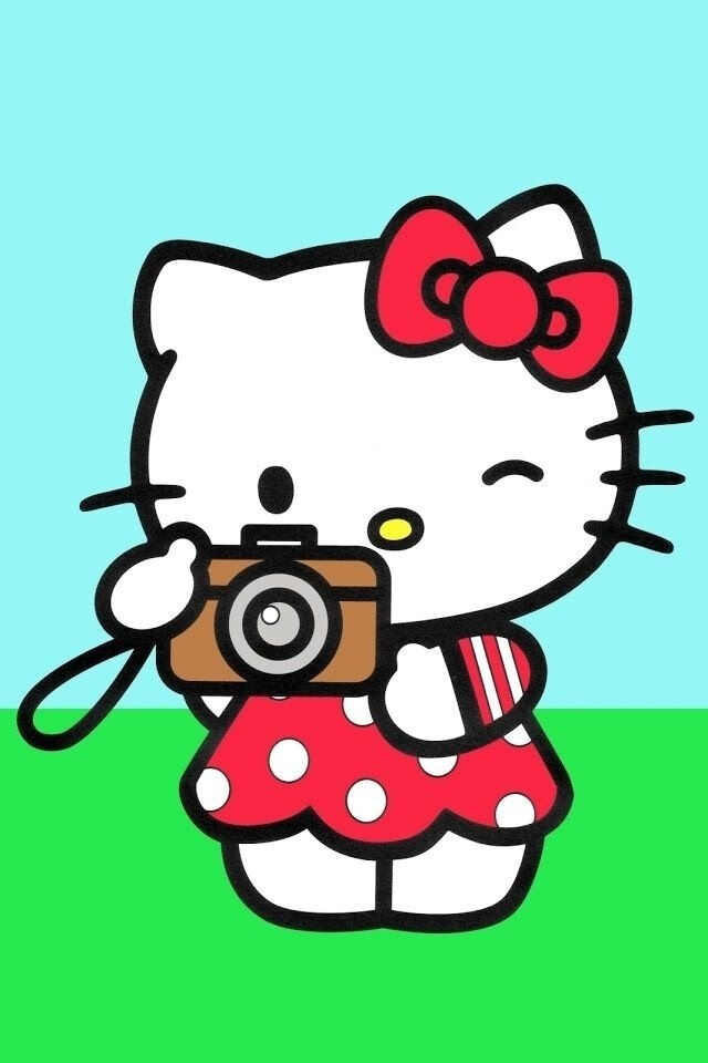 ʕ•̫͡•ིʔྀ▲蜜思晶▲爱疯4s.爱疯5壁纸合集٩◔̯◔۶ 这张hello kitty壁纸特别好看