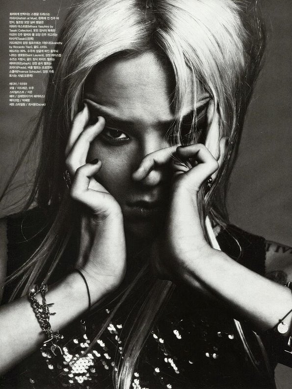 Soo Joo， G-Dragon，傻傻分不清楚，Vogue Korea August 2013