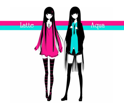 Latte and Aqua