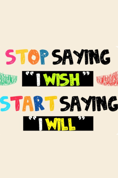 I will!