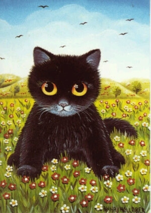 彼岸花。萌，手绘，插画。