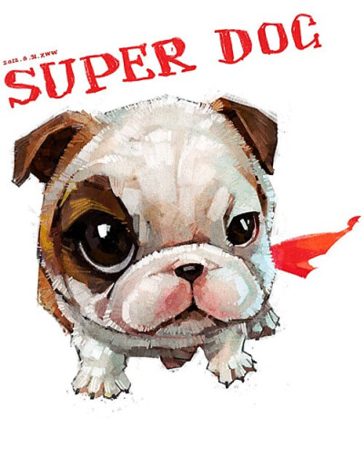 I am super dog！哇哈哈！【熊饼干】