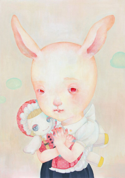 Hikari Shimoda，日本女画家，出生于1984年.她称自己的创作主体都是孩子，神经质的，无辜的，孩子们。“他们不是某个特定的谁，但也可能就是你自己，伤痕累累却天真无邪”。更多以儿童为主题的插画，可以参阅以下文…