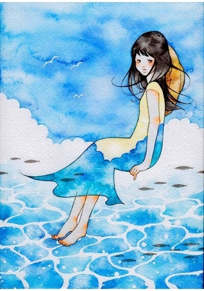 媒体称她是游走在现实与幻想之间的插画家。