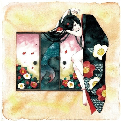 媒体称她是游走在现实与幻想之间的插画家。