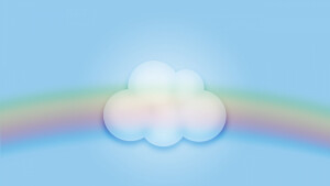 这个云朵很立体的赶脚。。